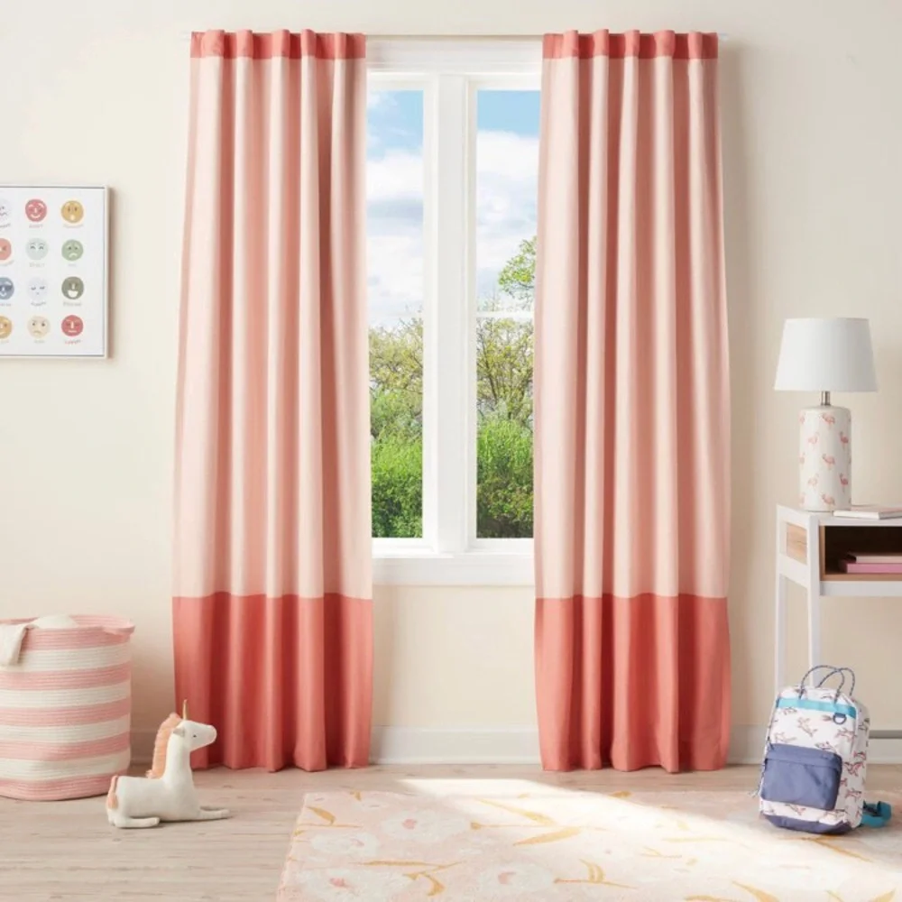 NWT Pillowfort 84” Tonal Blackout Window Panel - Pink